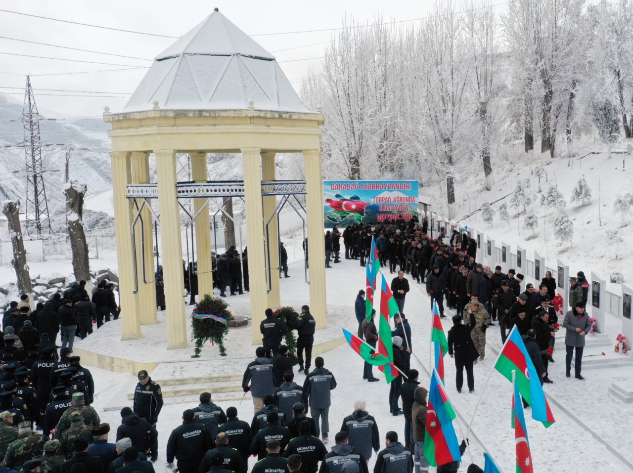 Daşkəsəndə 20 Yanvar – Ümumxalq Hüzn Günü ehtiramla qeyd olundu - FOTOLAR